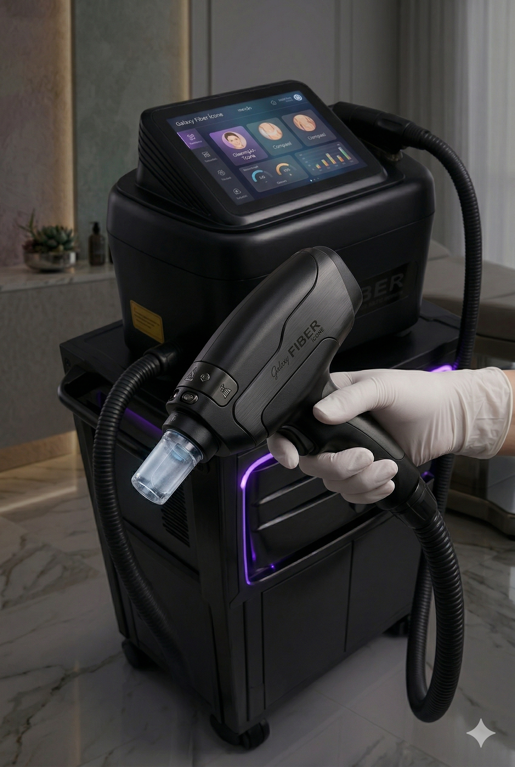 Galaxy Fiber Ícone Diodo